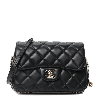 Chanel Lambskin Quilted Small My Precious Flap Black 1 of 10