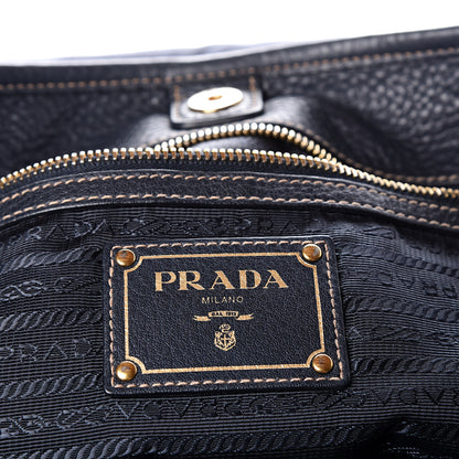 Prada Tessuto Nylon Vitello Daino Tote Baltico 5 of 16