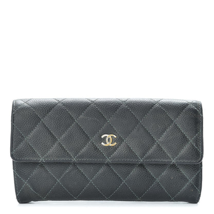 Chanel Iridescent Caviar Quilted Large Flap Wallet 1 of 23
