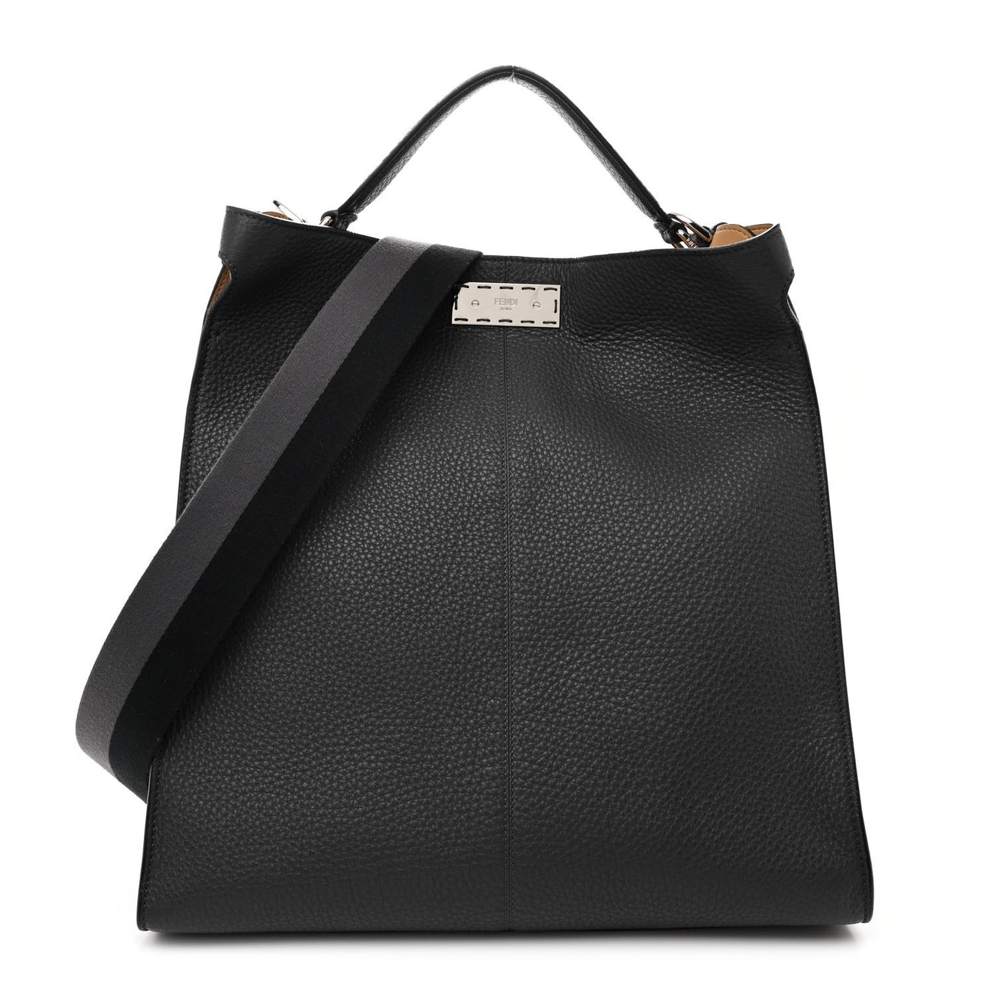 Cuoio Romano Glazed Fabric FF 1974 Peekaboo X-Lite Fit Asfalto Mou Black