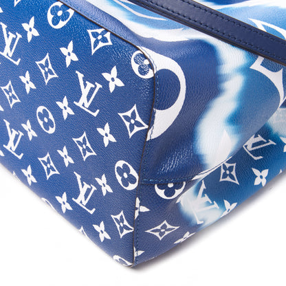 Louis Vuitton Monogram Escale Neonoe MM Blue 5 of 9