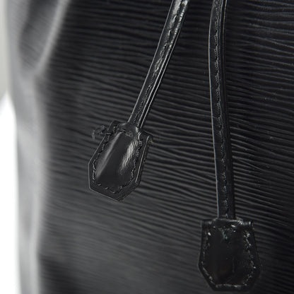 Louis Vuitton Epi Sac a Dos Drawstring Bag Black 13 of 14