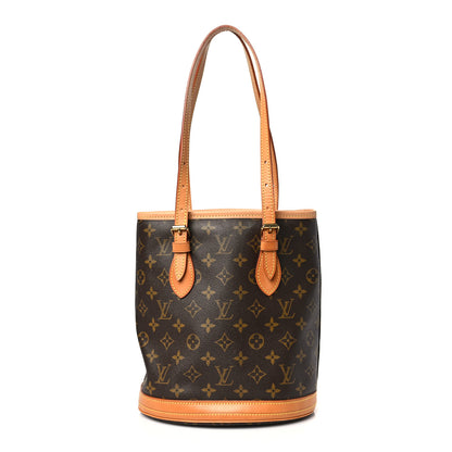 Louis Vuitton Monogram Petit Bucket 23 1 of 10