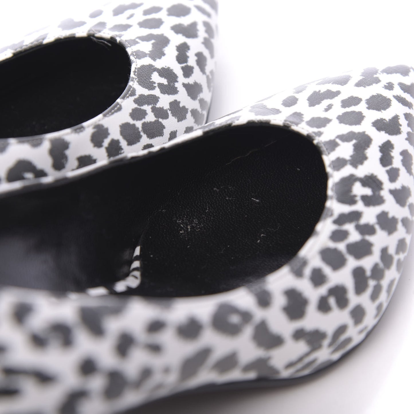 Soft Calfskin Baby Cat Paris 50 Pumps 35.5 Bianco White Black