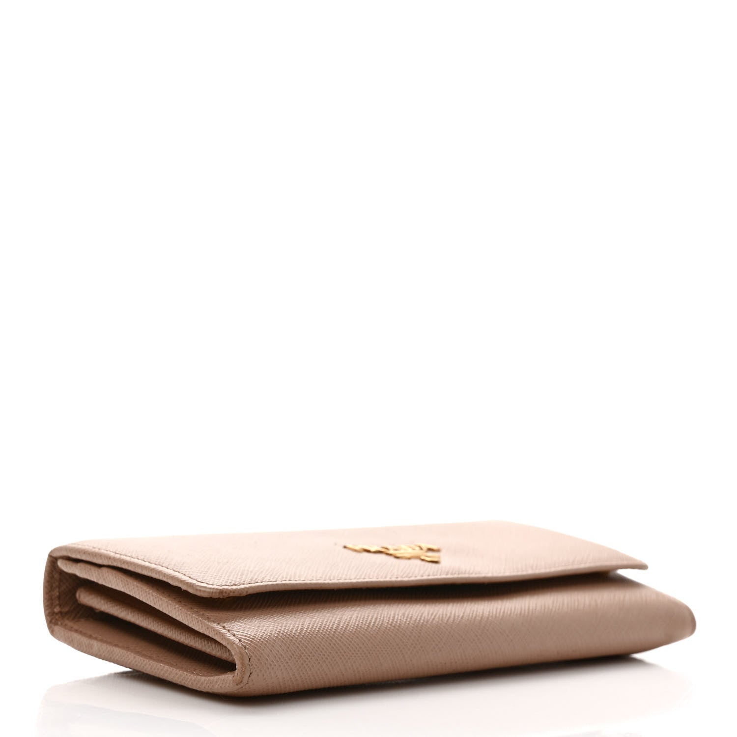 Prada Saffiano Metal Continental Flap Wallet Cammeo 4 of 6