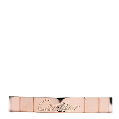 Cartier 18K Pink Gold 3mm Lanieres Ring 48 4.5 1 of 4