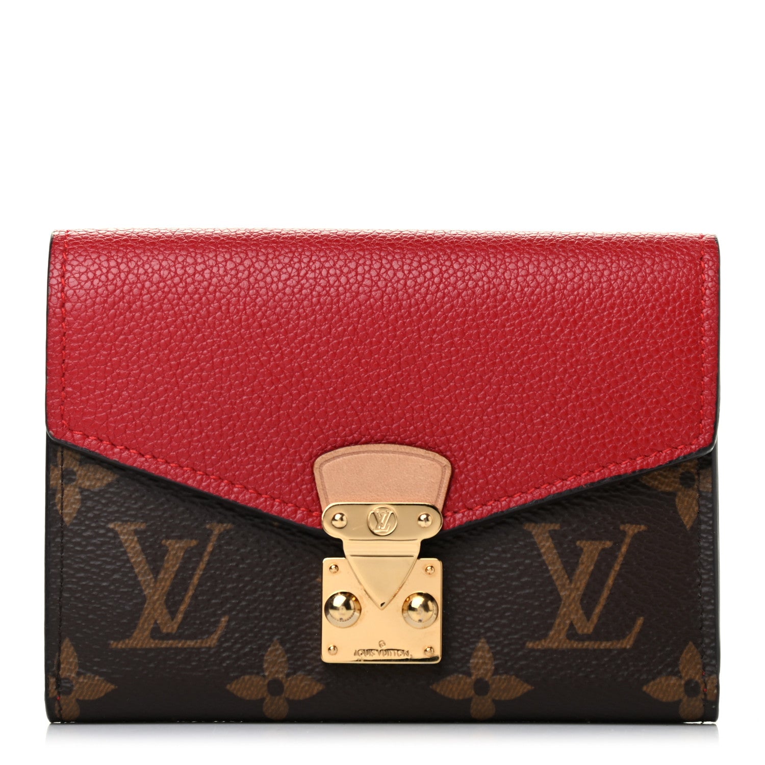 Louis Vuitton Monogram Pallas Compact Wallet NM Cerise 1 of 7