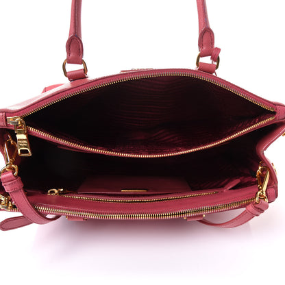 Prada Saffiano Medium Galleria Double Zip Tote Geranio 4 of 14