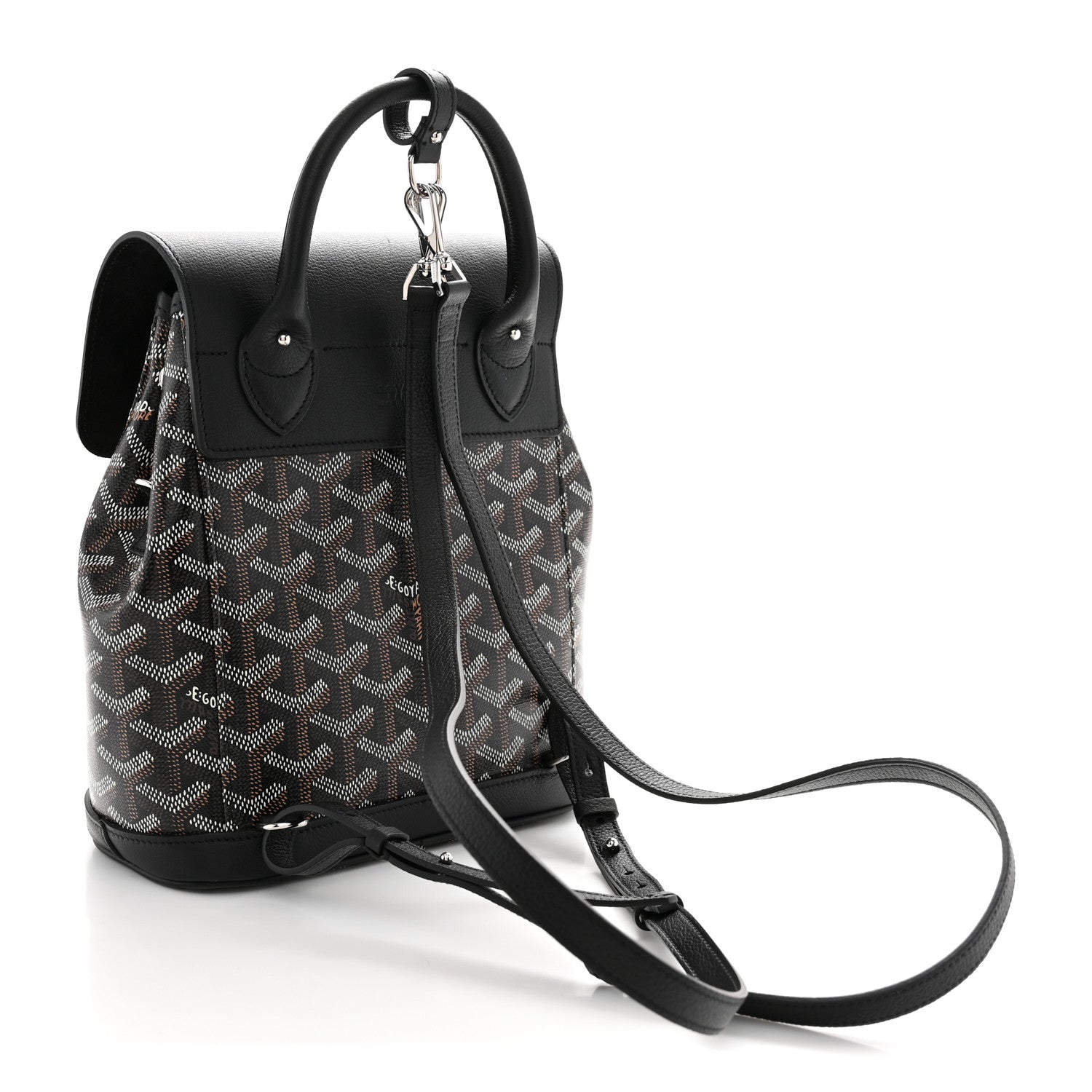 Goyard Goyardine Calfskin Mini Alpin Backpack Black 2 of 8