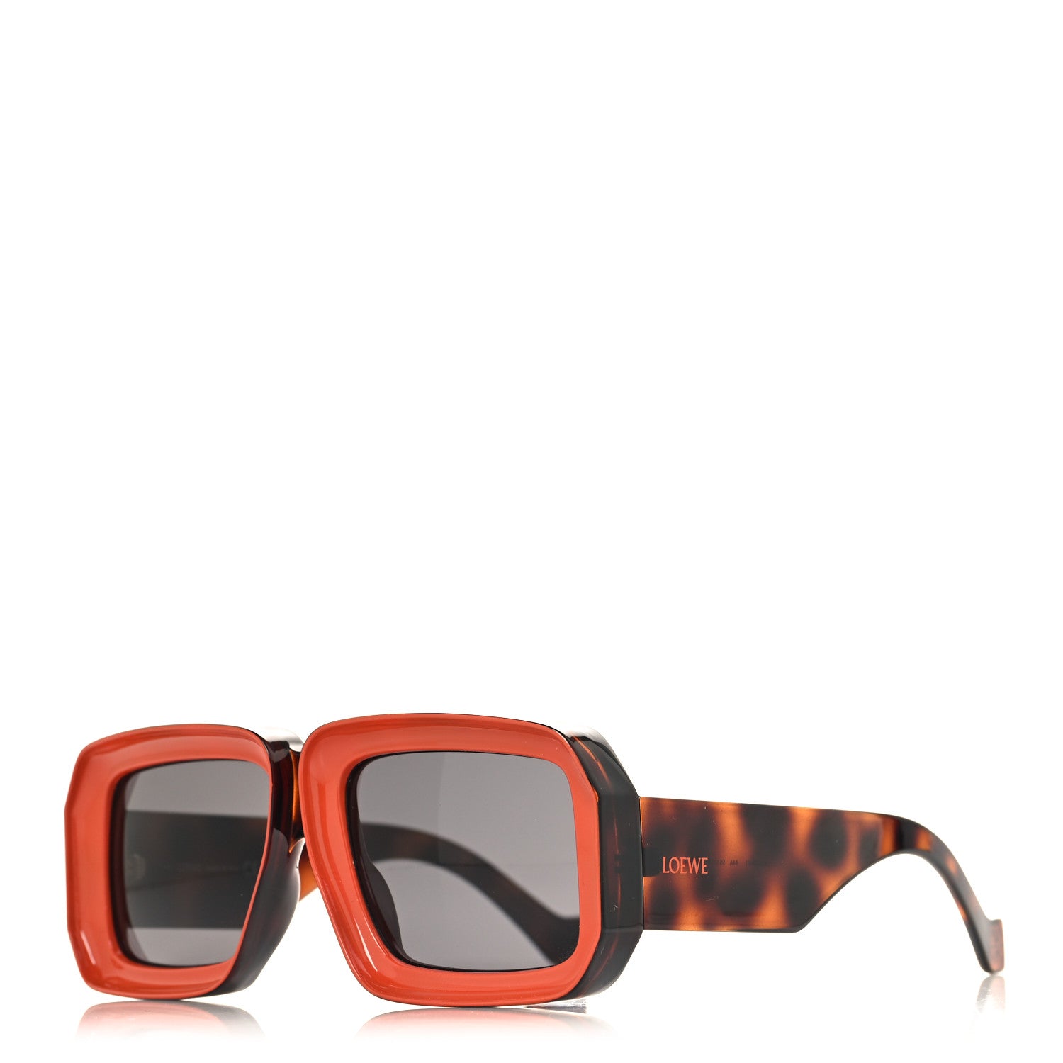 Loewe Acetate Paula's Ibiza Mens Dive In Mask Sunglasses LW40064U Light Havana Orange 1 of 7