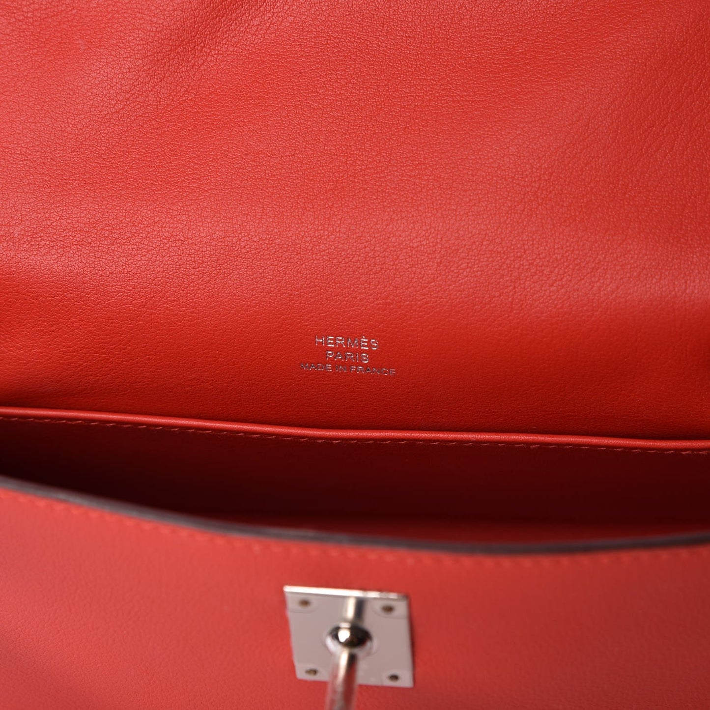 Swift Kelly Pochette Clutch Rouge Tomate