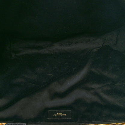 Saint Laurent Lambskin Quilted Maxi Icare Shopping Tote Black 6 of 11