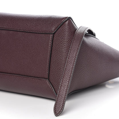 Celine Grained Calfskin Micro Belt Bag Burgundy 8 of 10