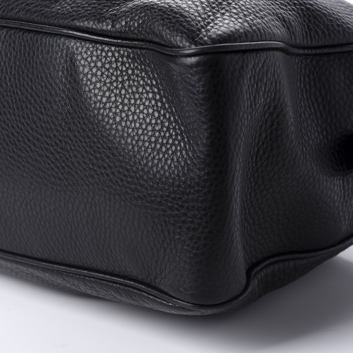 Gucci Pebbled Calfskin Medium Soho Bowler Black 7 of 10