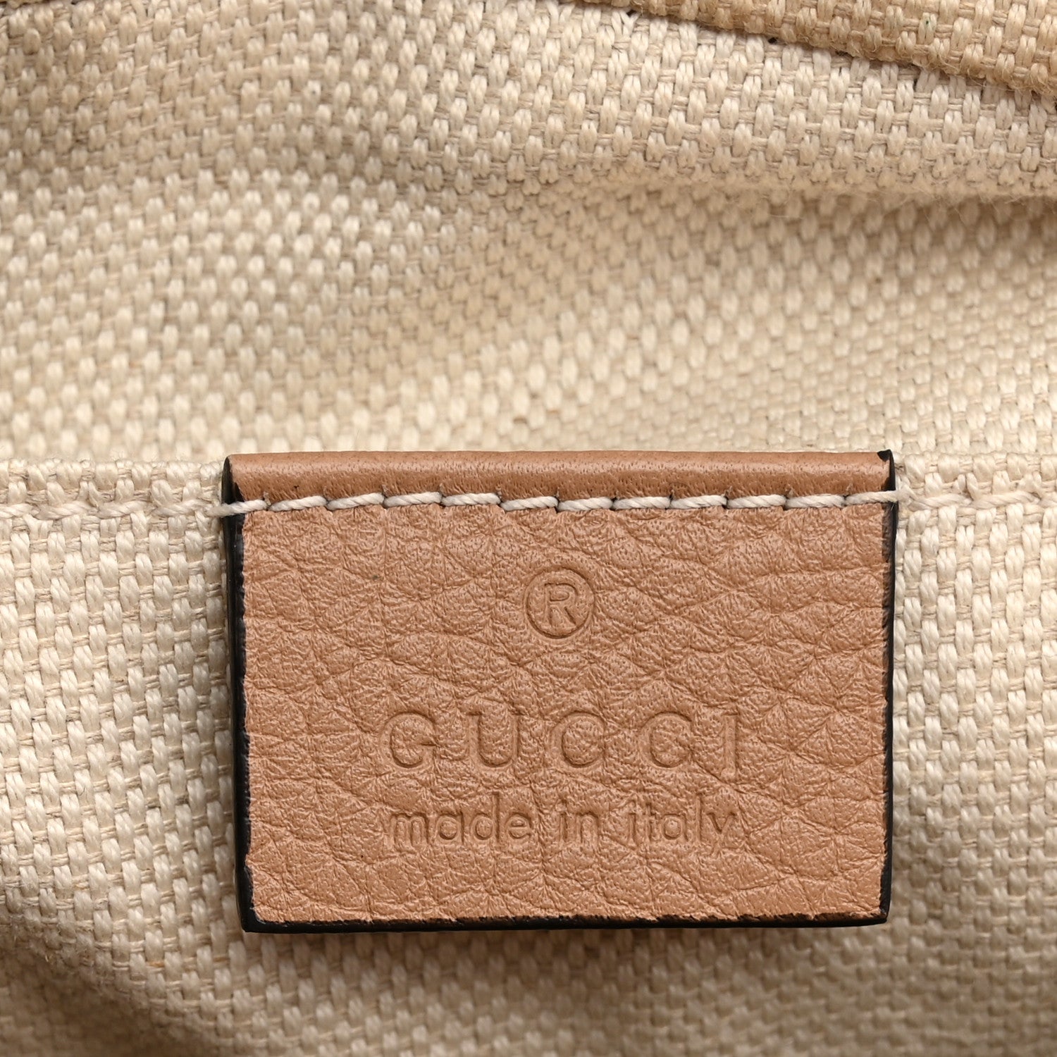 Gucci Pebbled Calfskin Small Soho Disco Bag Camelia 6 of 11