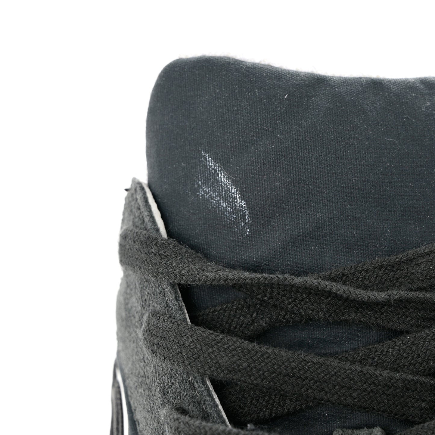 Fabric Calfskin Suede CC Womens Sneakers 40 Blue