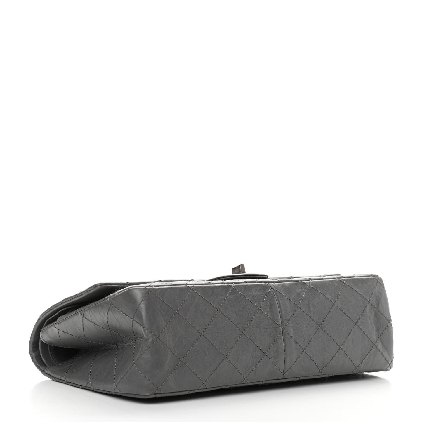 Aged Calfskin Quilted 2.55 Reissue 226 Flap Grey