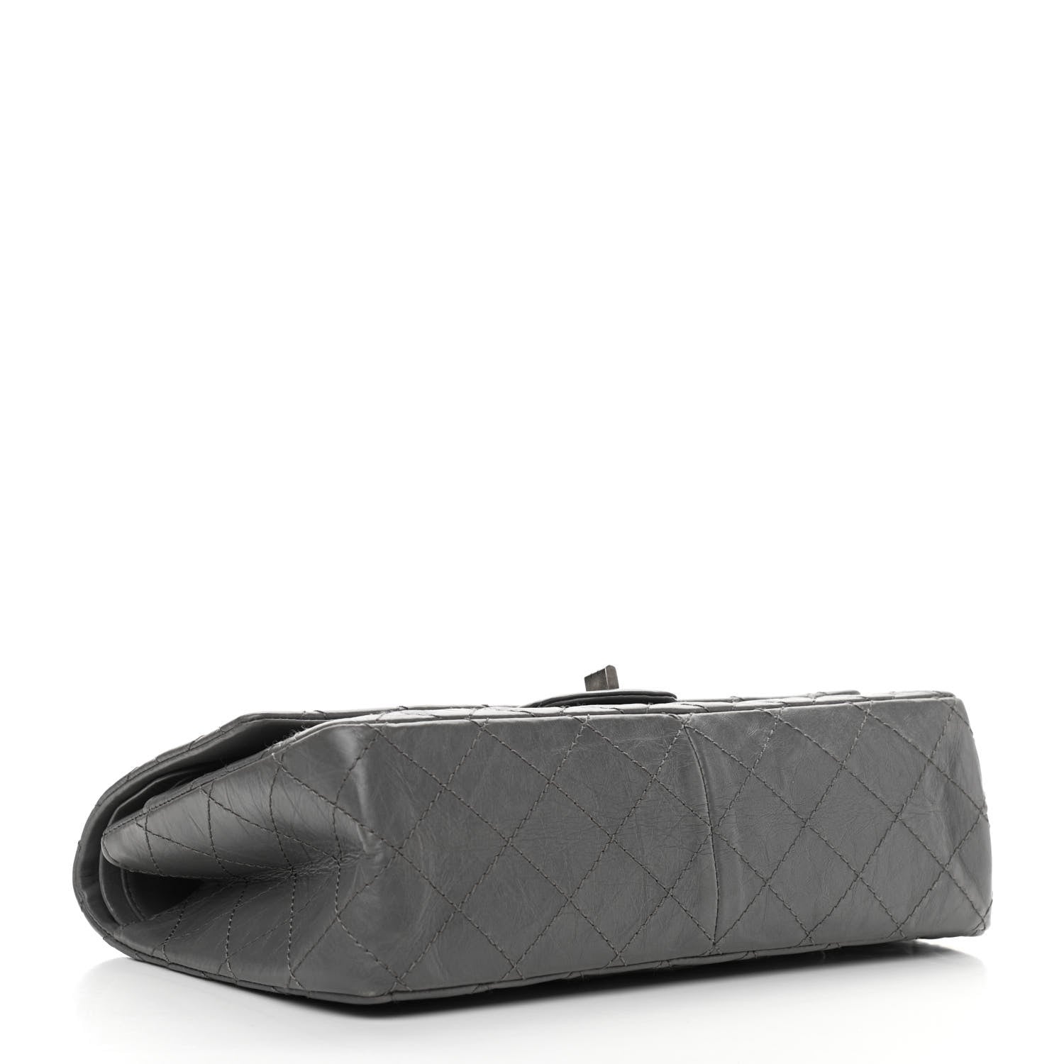 Chanel Aged Calfskin Quilted 2.55 Reissue 226 Flap Grey 4 of 11