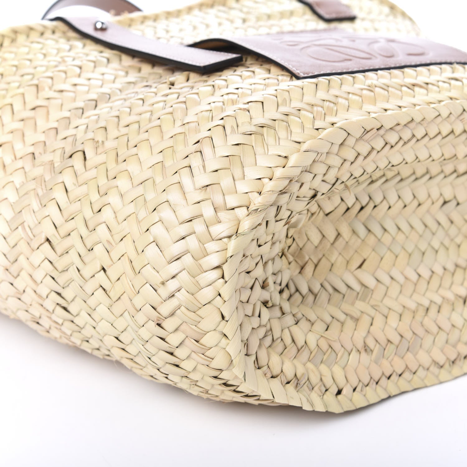 Loewe Raffia Large Basket Tote Bag Natural Tan 6 of 9