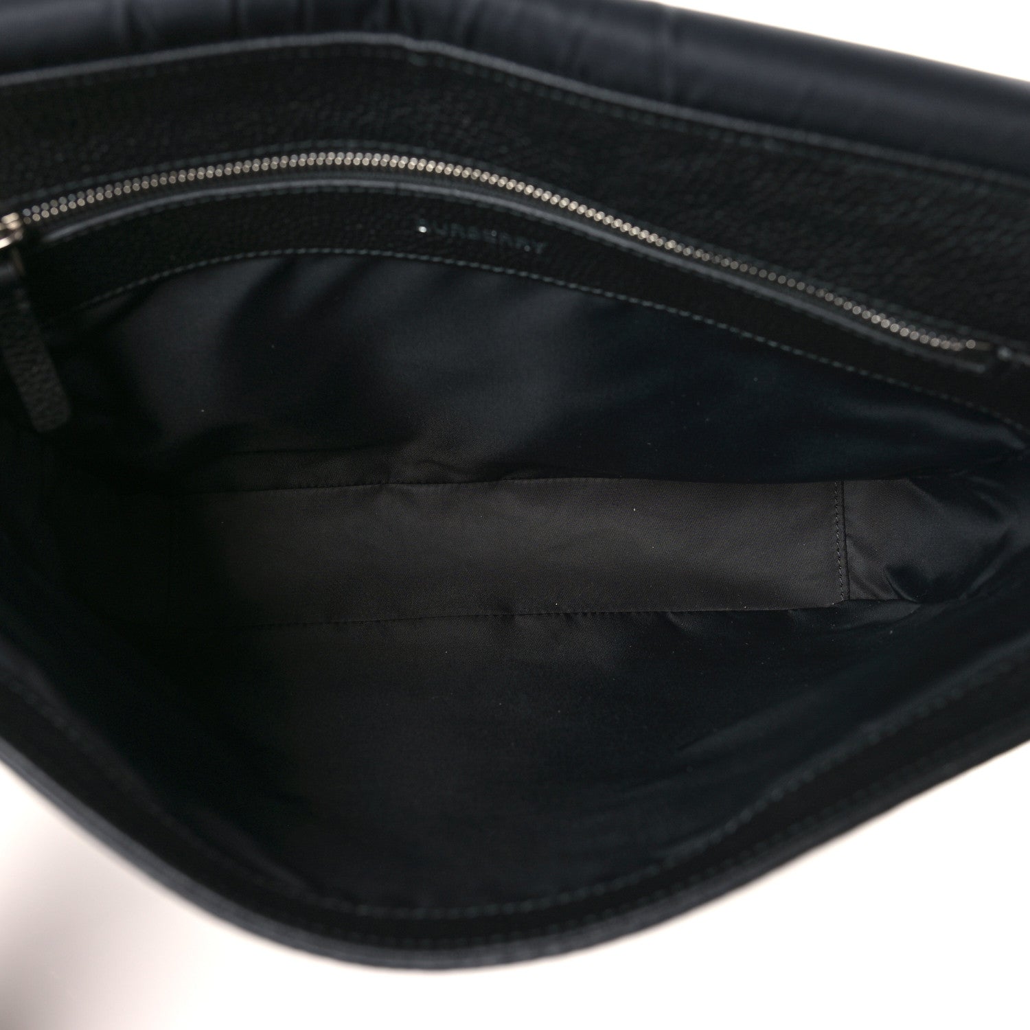 Burberry Grainy Calfskin Embossed Bruno Messenger Black 5 of 8