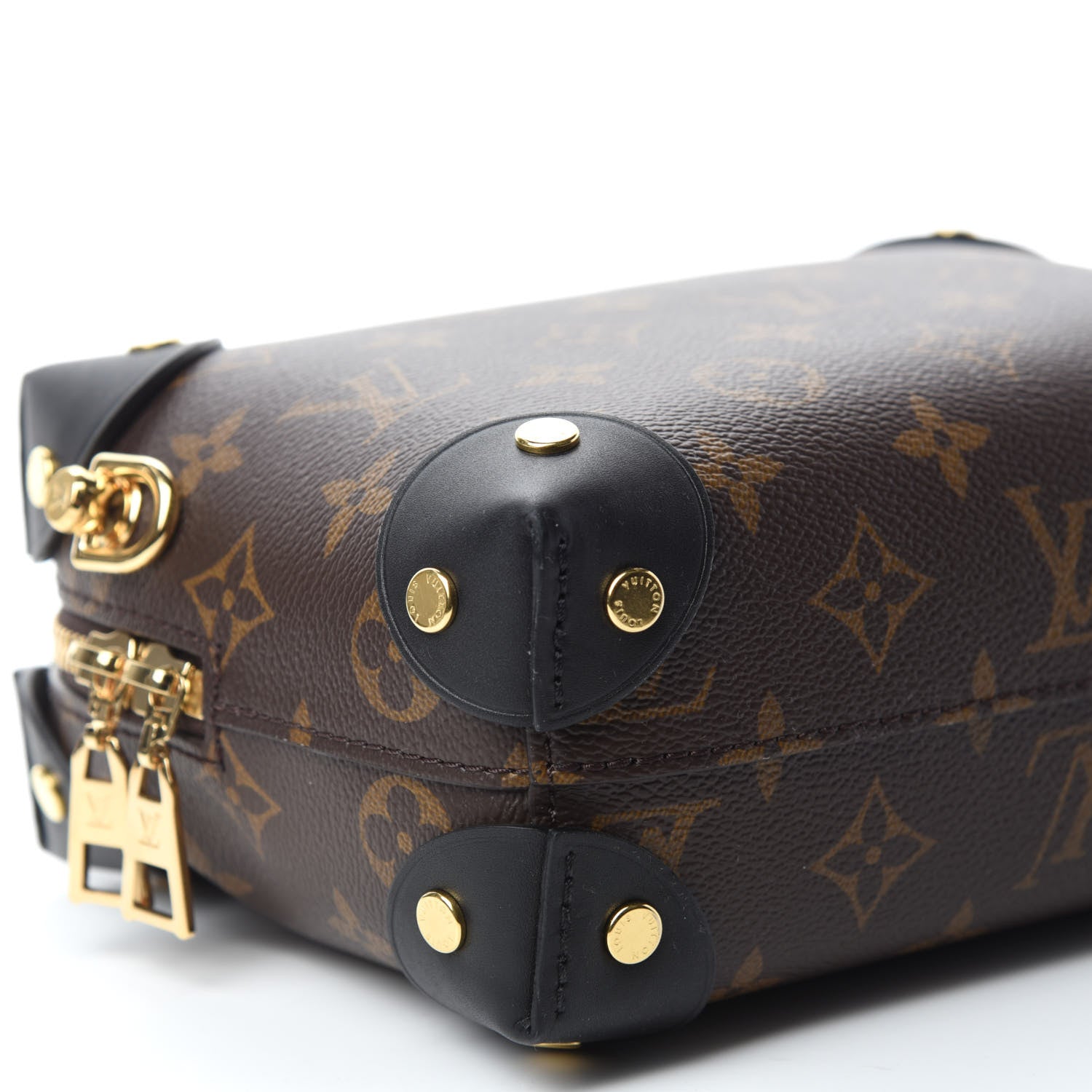 Louis Vuitton Monogram Petite Malle Souple Black 6 of 13