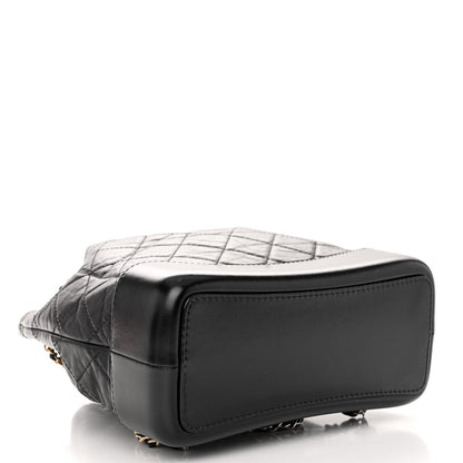 Chanel Aged Calfskin Quilted Small Gabrielle Backpack Black 4 of 11