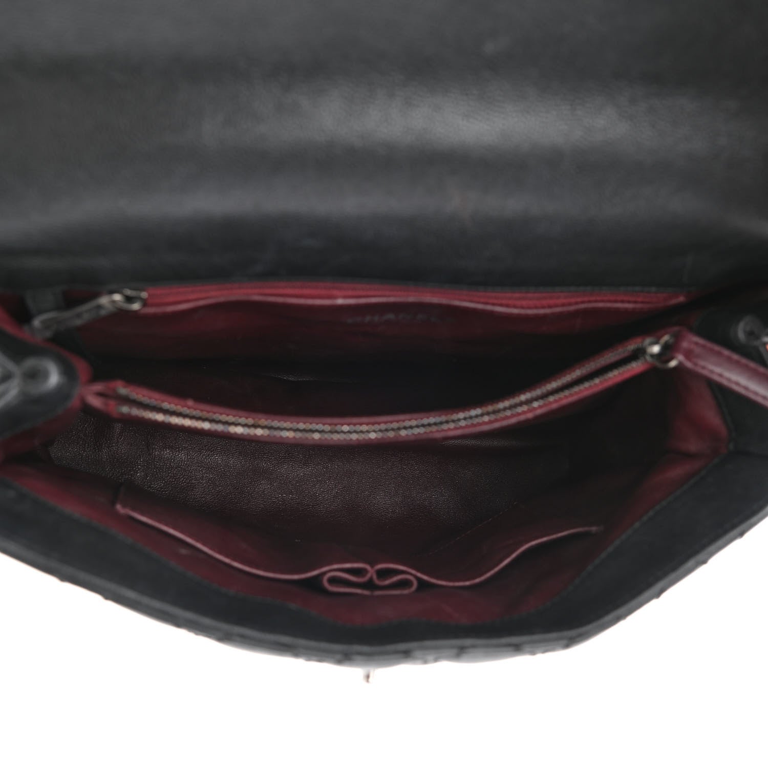 Chanel Caviar Lizard Quilted Large Coco Handle Flap Black 4 of 10