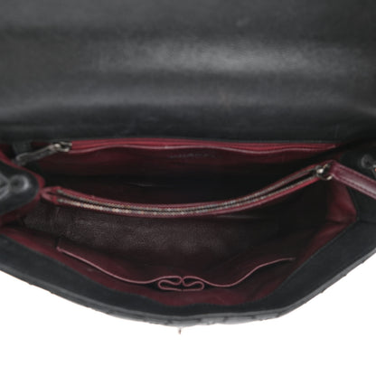 Chanel Caviar Lizard Quilted Large Coco Handle Flap Black 4 of 10