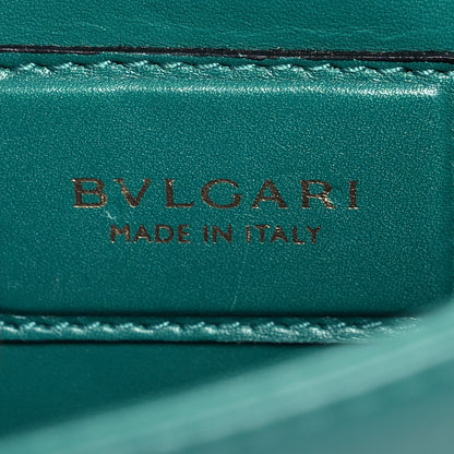 Bulgari Calfskin Small Serpenti Forever Snake Strap Crossbody Bag Emerald Green 7 of 16