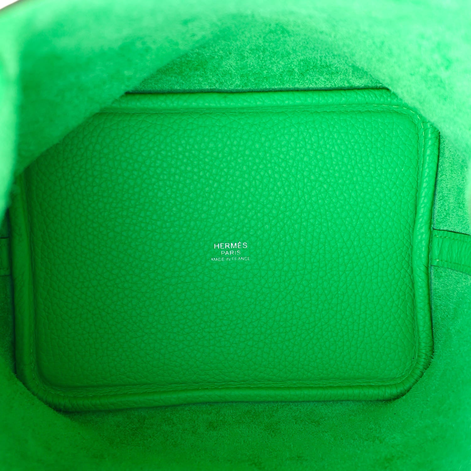 Hermes Taurillon Clemence Picotin Lock 18 PM Vert Comics 5 of 13