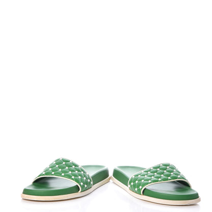 Valentino Garavani Nappa Free Rockstud Spike Pool Slide Sandals 39 Peppermint 6 of 11