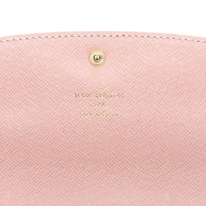 Louis Vuitton Monogram Emilie Wallet Rose Ballerine 6 of 7
