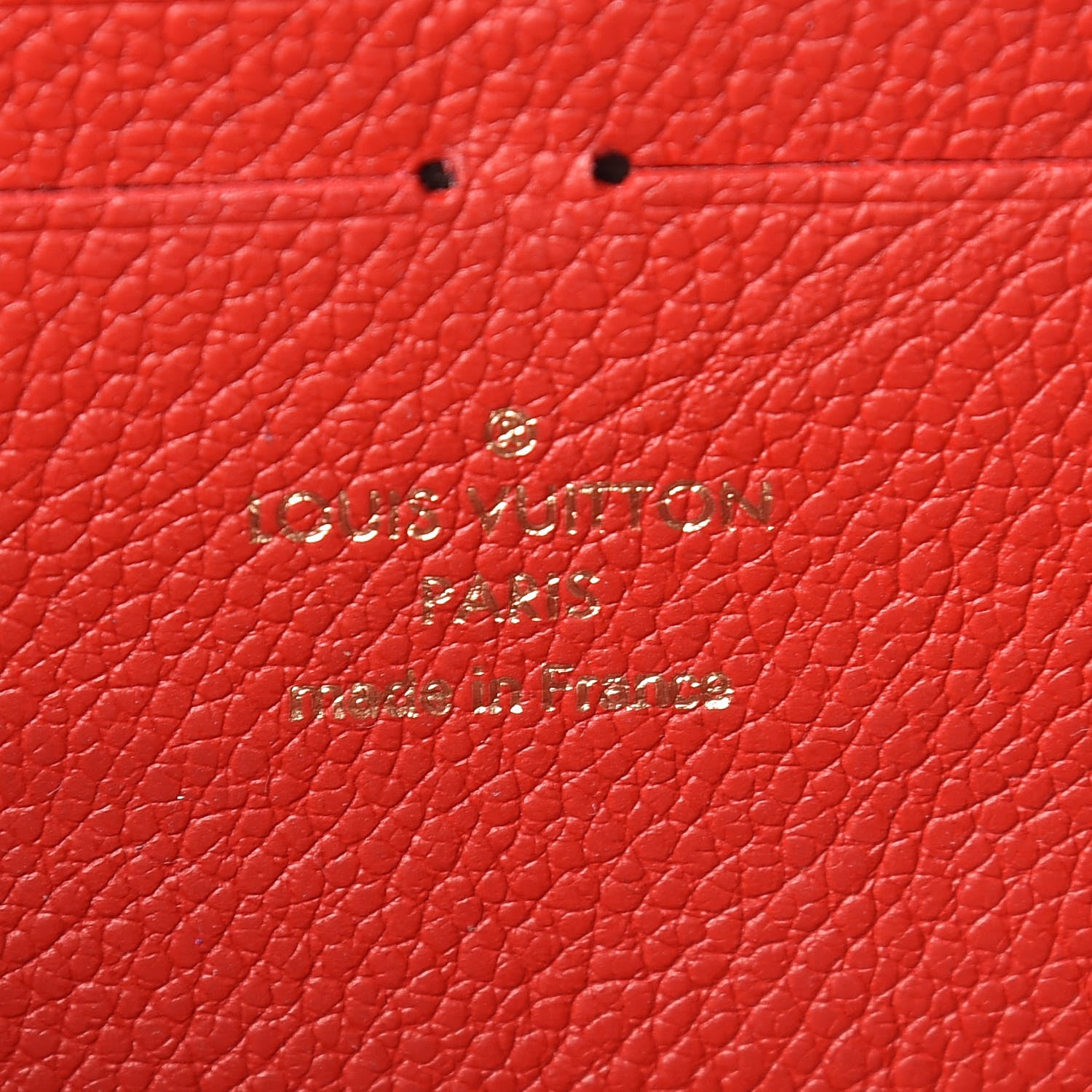 Louis Vuitton Empreinte Blooming Flowers Clemence Wallet Marine Rouge 6 of 7