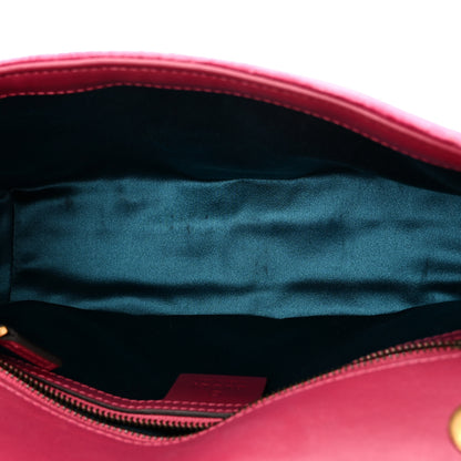 Gucci Velvet Matelasse Small GG Marmont Shoulder Bag Light Raspberry Rose 5 of 10
