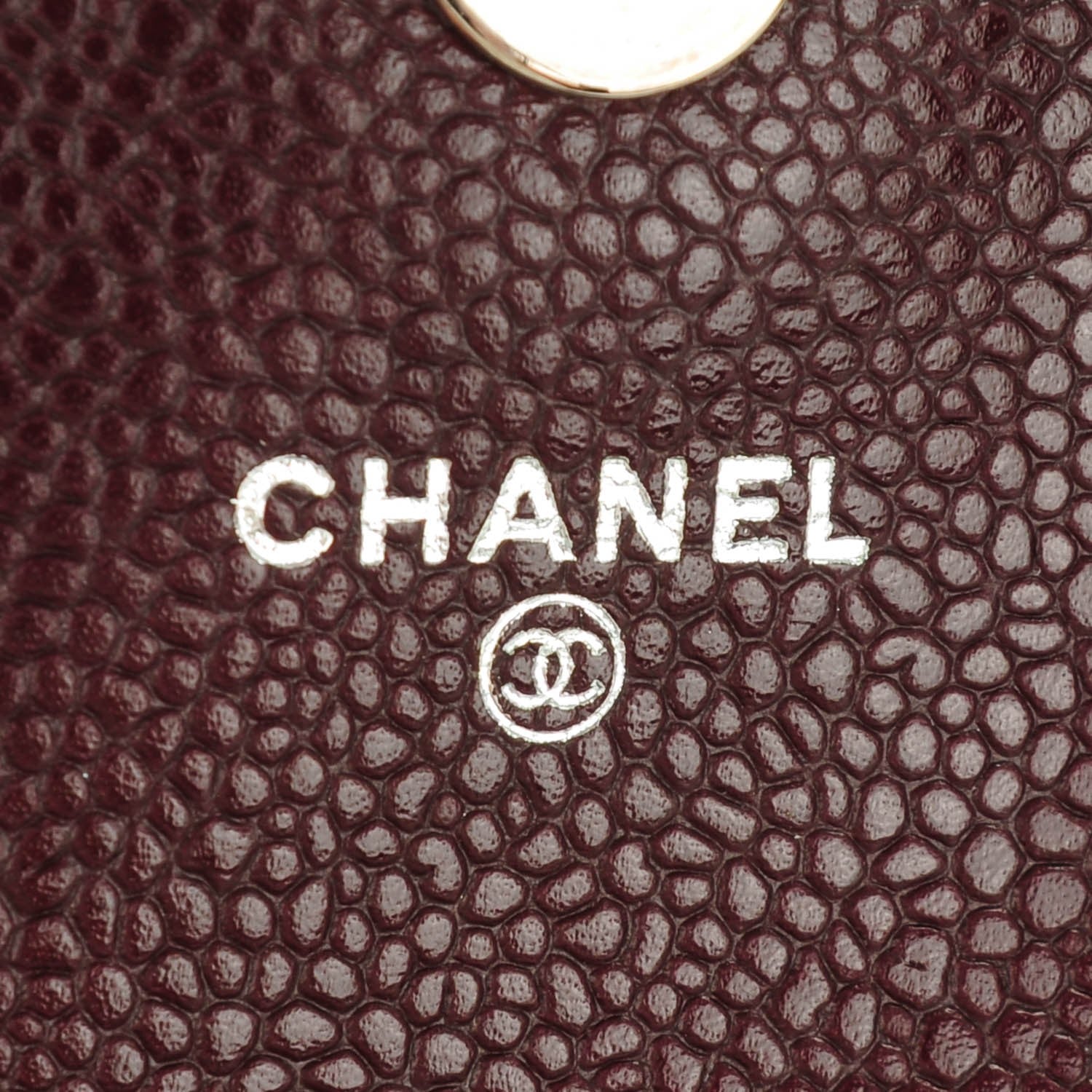 Chanel Caviar Half Moon Wallet On Chain WOC Bordeaux 6 of 8