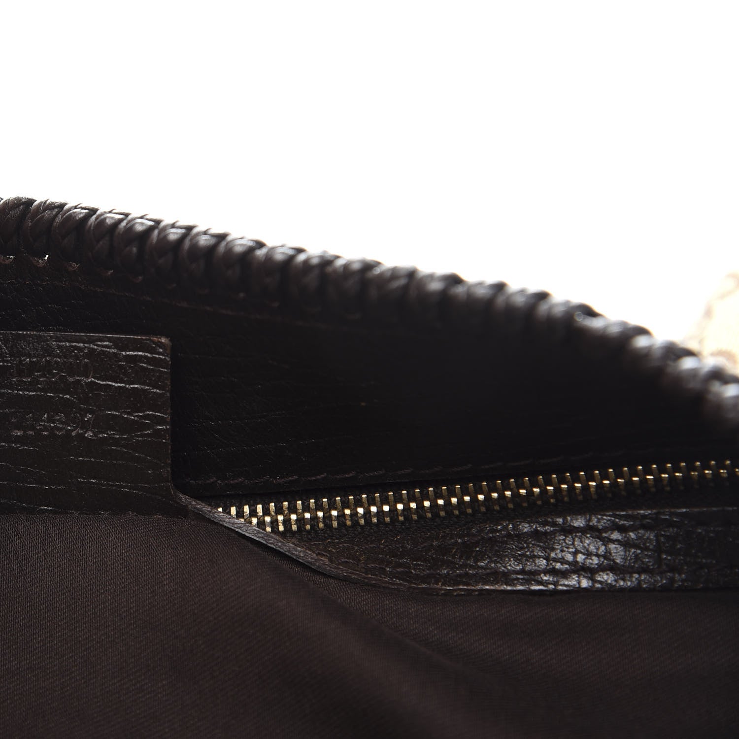 Gucci Monogram Large Horsebit Chain Hobo Dark Brown 7 of 17