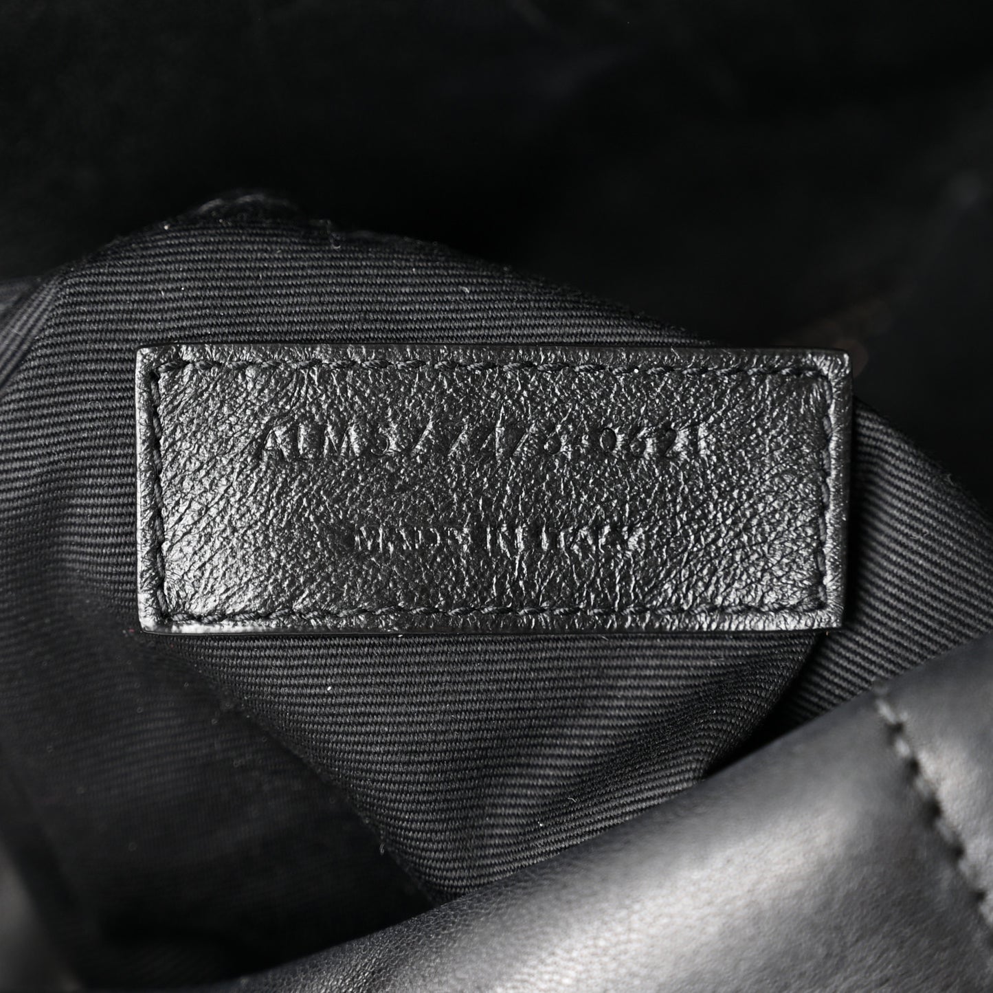 Lambskin Quilted Small Loulou Puffer Monogram Chain Satchel Black