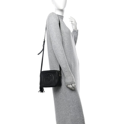 Gucci Pebbled Calfskin Small Soho Disco Bag Black 2 of 14