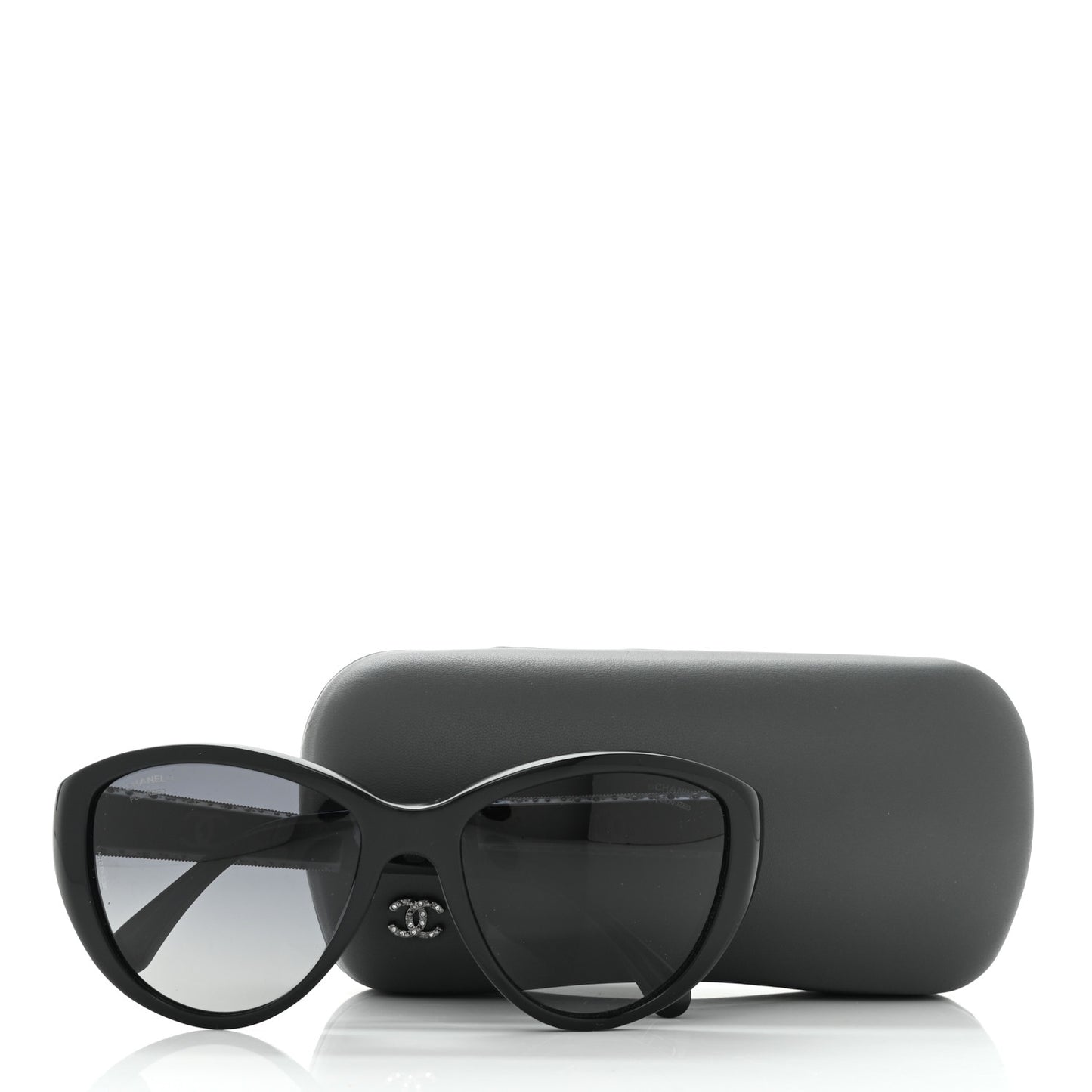Crystal Bijoux Polarized Sunglasses 5298-B Black