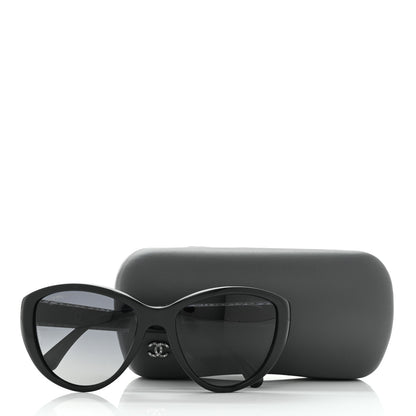 Chanel Crystal Bijoux Polarized Sunglasses 5298-B Black 8 of 8