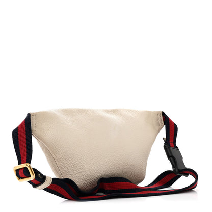 Gucci Grained Calfskin Small Logo Belt Bag White 3 of 13