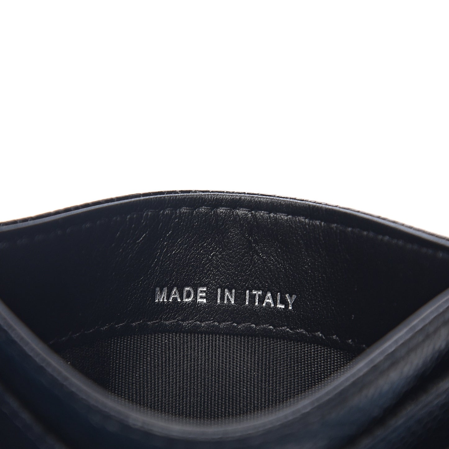 Caviar Quilted Incognito Card Holder Black