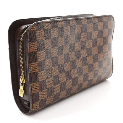 Louis Vuitton Damier Ebene Pochette Saint Louis Clutch 3 of 7