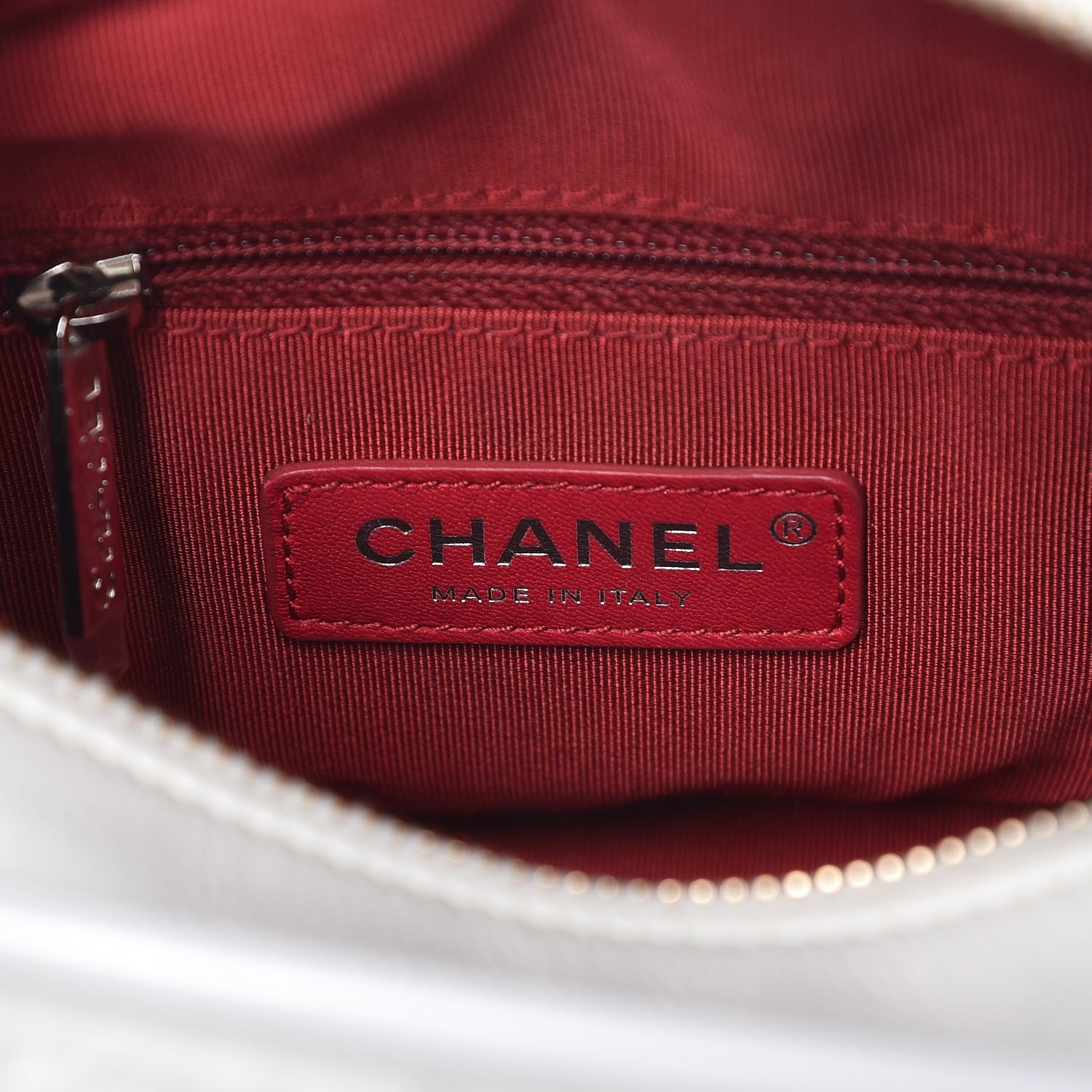 Chanel Aged Calfskin Quilted Small Gabrielle Hobo White 6 of 8