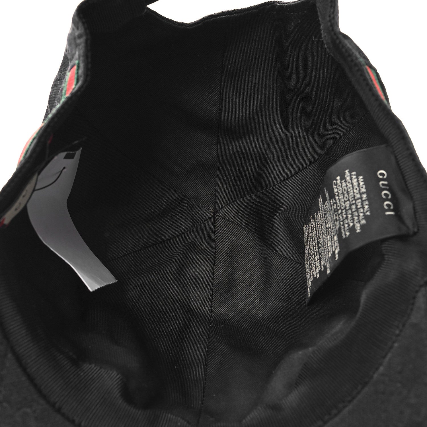 Gucci Monogram Web Baseball Hat M Black 7 of 8