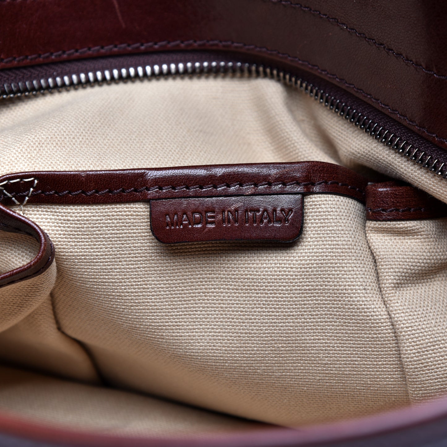 Canvas Mega Check Hobo Brown