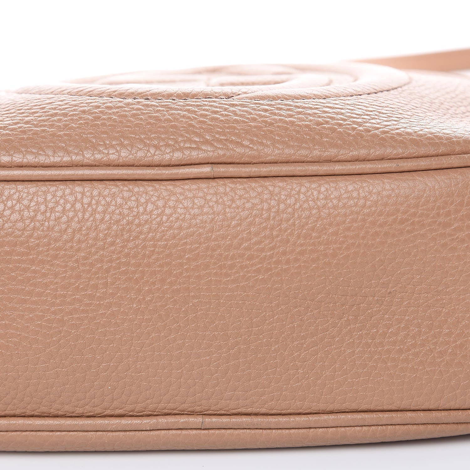Gucci Pebbled Calfskin Small Soho Disco Bag Rose Beige 10 of 15