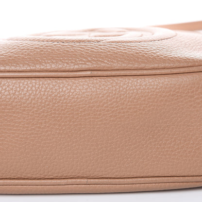 Gucci Pebbled Calfskin Small Soho Disco Bag Rose Beige 10 of 15