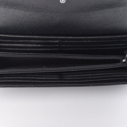 Chanel Caviar Quilted Boy Flap Wallet So Black 8 of 12