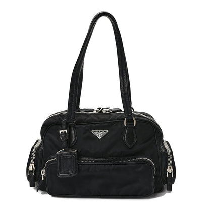 Prada Tessuto Nylon Shoulder Bag Black 1 of 7